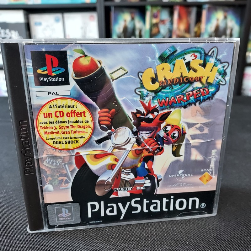 Crash Bandicoot 3 Warped sur PS1 Occasion au Meilleur Prix