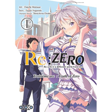 VOL. 1 RE ZERO TROISIEME ARC