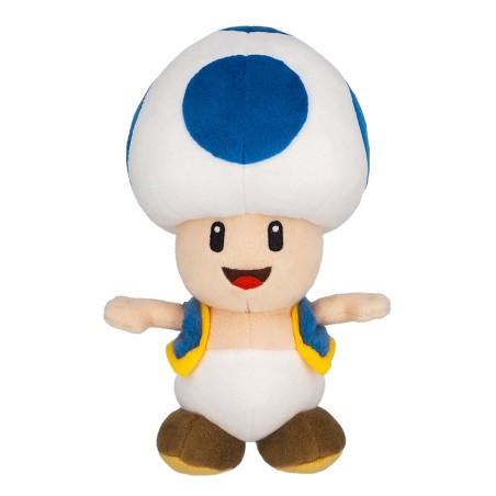 PELUCHE TOAD BLEU SUPER...