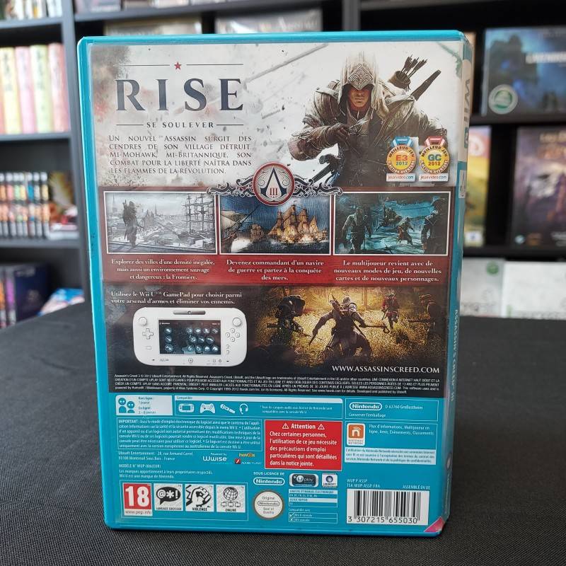 Achat Assassin's Creed III sur Wii U Occasion