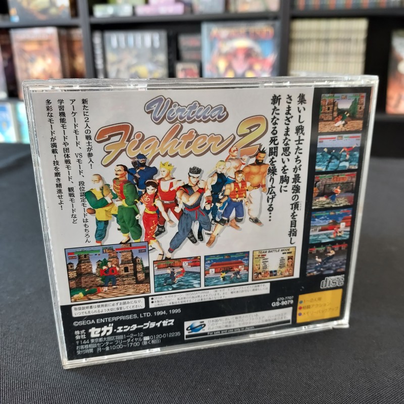 Jeu Virtua Fighter - Sega Saturn - Complet Avec Boîte - État Correct