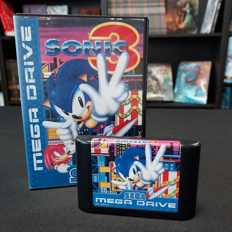 Sonic 3 Sur MegaDrive - Version PAL - Avec Option De Sauvegarde - Manuel Inclus