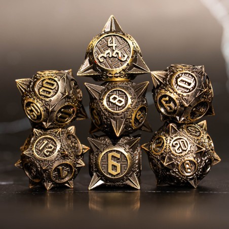 SET DE DES EN METAL -...