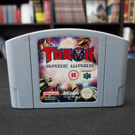 TUROK RAGE WARS CARTOUCHE...