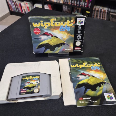 WIPEOUT 64 COMPLET TBE EUR...